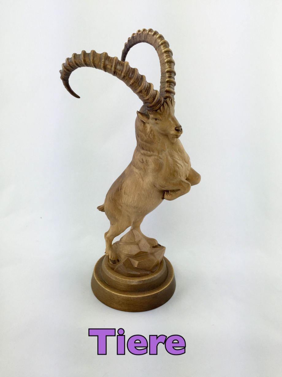 Handgeschnitzte Tierfigur