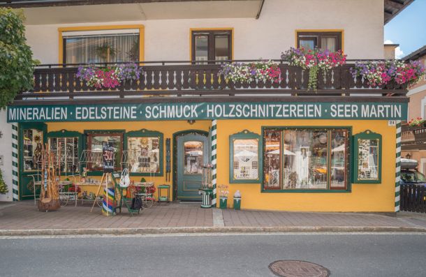 Geschäft für Mineralien, Schmuck und Geschenke, Markt 24 in Wagrain